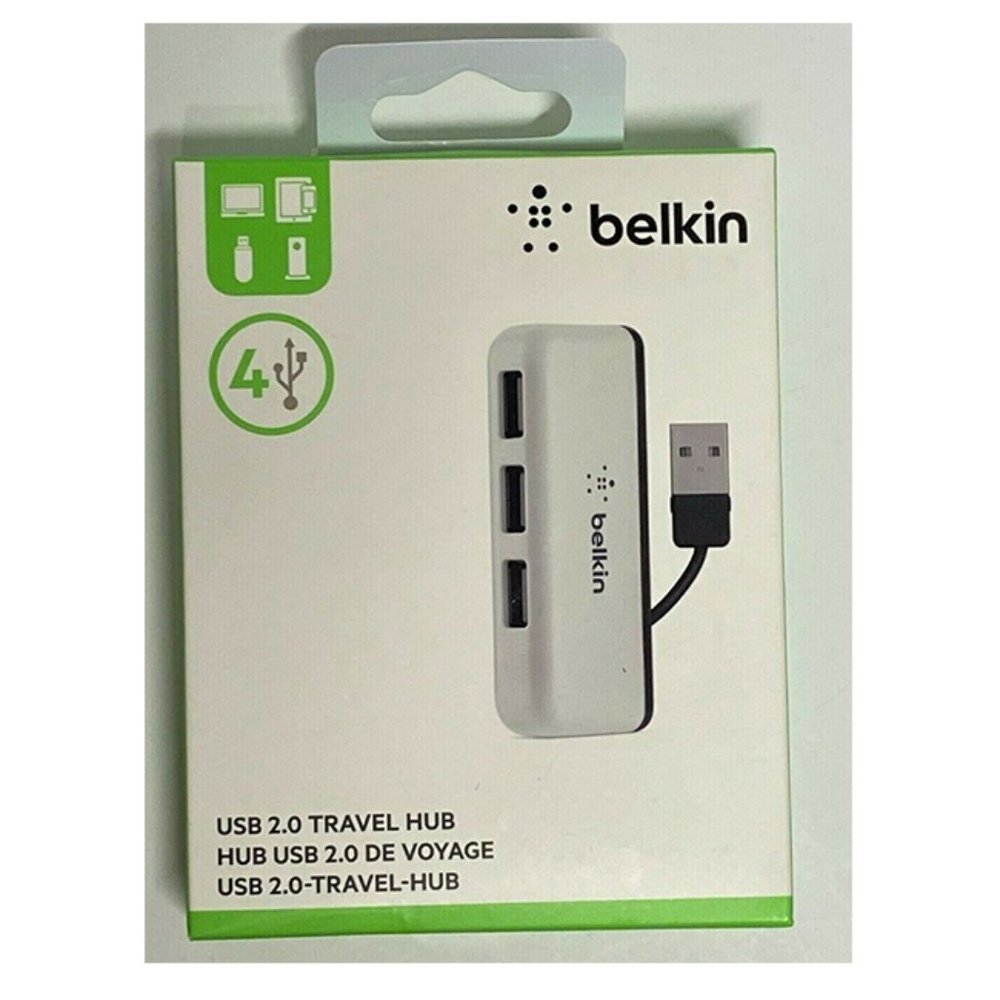 Belkin USB 2.0 Travel Hub - 4 Port - New In Box